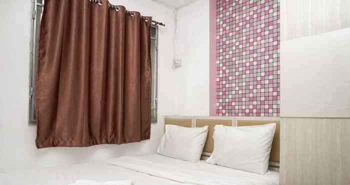 Bedroom 2BR near Toll Soeta Airport at Apartment City Park By Travelio