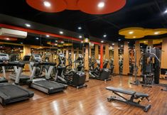 Fitness Center 6 1BR Cozy at Signature Park Grande Apartment near MT Haryono By Travelio