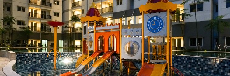 Lobby 1BR Cozy at Signature Park Grande Apartment near MT Haryono By Travelio