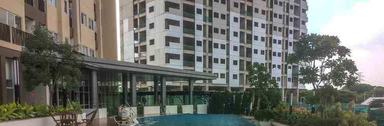 Lobi Homey Studio Apartment at The Oasis Cikarang By Travelio