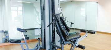 Fitness Center 3 Studio near Bella Terra Mall at Tifolia Apartment By Travelio