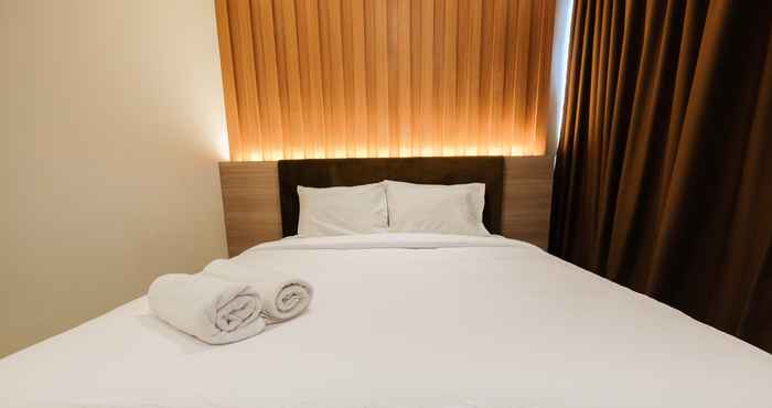 Bedroom 2BR Comfortable and Modern at Menteng Park Apartment By Travelio