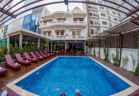 外部的 Poolside Villa