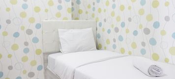 Phòng ngủ 2 2BR modern Apartment at Mekarwangi Square Cibaduyut By Travelio