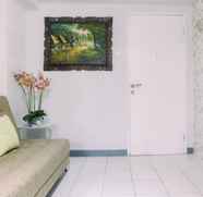 Lobby 3 Young and Trendy 2BR Kalibata City Apartment By Travelio