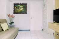 Lobby Young and Trendy 2BR Kalibata City Apartment By Travelio