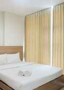 BEDROOM Cozy Studio Room Apartment at Brooklyn Alam Sutera By Travelio