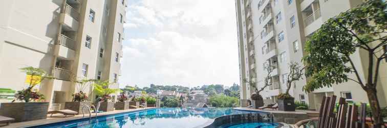 Lobi 2BR Scenic & Pleasant Apartment at Parahyangan Residence with Mountain View By Travelio