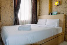 ห้องนอน 1BR Comfy Apartment Menteng Square By Travelio