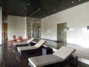 Swimming Pool 4 1BR Elegant Kemang Village Apartment By Travelio