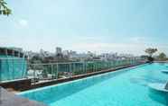 Swimming Pool 2 Studio Apartment at Menteng Park By Travelio
