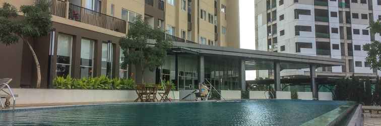 Lobi 1BR Best Price at Apartment The Oasis By Travelio