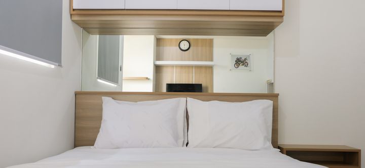 Bedroom 2 Studio Comfy At Silk Town Apartment By Travelio