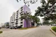 Exterior 2BR Comfy Apartment at Aeropolis Crystal Residence By Travelio