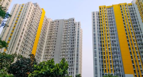 Exterior 2 Cozy Studio Room Apartment at Springlake Summarecon Bekasi By Travelio