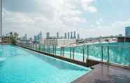 Swimming Pool 2 Studio Room Stunning at Menteng Park Apartment By Travelio