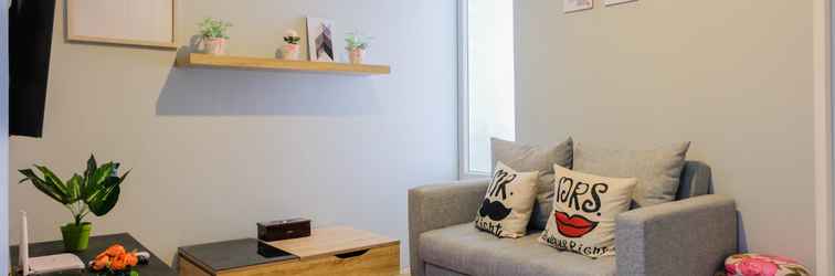 Lobby 1BR Elegant and Cozy Apartment at Bintaro Plaza Residence By Travelio