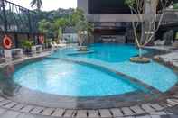 Swimming Pool 2BR Great Facility at L'Avenue Apartment Pancoran By Travelio