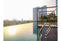 Swimming Pool Studio City View Apartment at Grand Kamala Lagoon By Travelio