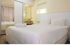 臥室 1BR Japanese Style Apartment with Sea View at Ancol Mansion By Travelio