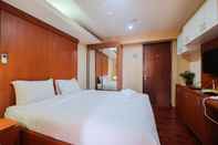 ห้องนอน Studio Room Comfy Apartment at Kebagusan City By Travelio