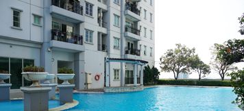 Swimming Pool 2  3BR at MOI Kelapa Gading Square Apartment By Travelio