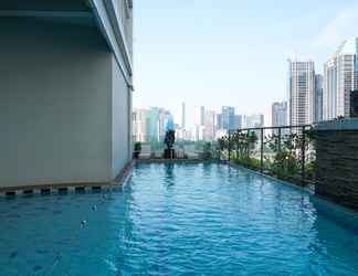 Swimming Pool 2 2BR Strategic Apartment with City View at FX Residence By Travelio