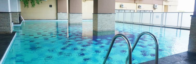 Sảnh chờ 2BR Premium Tamansari Panoramic Apartment By Travelio