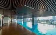 Swimming Pool 2 Minimalist Studio Room Menteng Park Apartment By Travelio