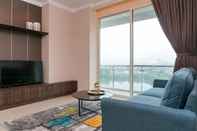 Lobby 2BR Comfy and Cozy Citralake Suites Apartment By Travelio 
