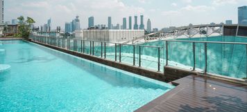 Swimming Pool 5 2BR Wonderful Menteng Park Apartment with Private Lift By Travelio