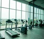 Fitness Center 4 Cozy 2BR Apartment with City View at Nine Residence By Travelio