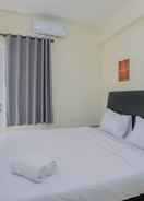 BEDROOM Studio Minimalist Apartment at Bogorienze Resort By Travelio