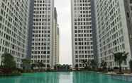 Swimming Pool 4 Studio New Furnished Apartment at M-Town Residence By Travelio