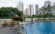 Swimming Pool 2 Amazing 1BR at The Wave Rasuna Epicentrum By Travelio