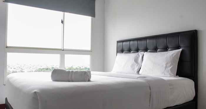 Bedroom Minimalist and Comfy 1BR Scientia Residence By Travelio