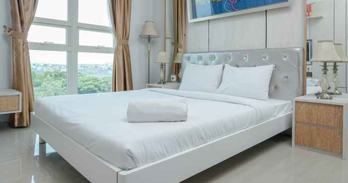 Bedroom 1BR Minimalist and Comfy Citralakes Suites Apartment By Travelio