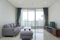 Common Space 2BR Elegant at The Empyreal Condominium Epicentrum Apartment By Travelio