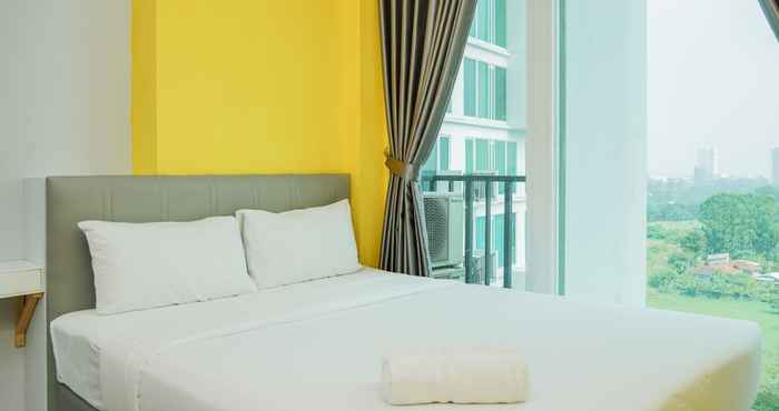 Bedroom Highest Value 1BR at Tree Park BSD Apartment By Travelio