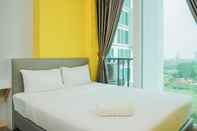 Bedroom Highest Value 1BR at Tree Park BSD Apartment By Travelio