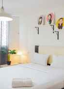 BEDROOM Studio Minimalist Design Apartment at Bintaro Icon By Travelio