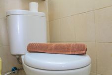 In-room Bathroom Studio Affordable Price at Sky View Apartment By Travelio