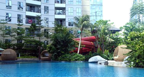 기타 2 1BR Spacious Minimalist Style Apartment at The Mansion Kemayoran By Travelio