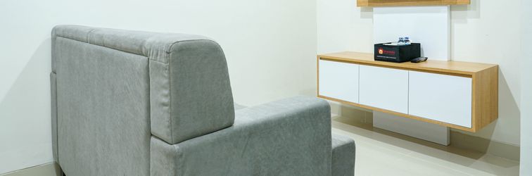 Lobi 2BR Homey and Modern Apartment at Atlanta Residence By Travelio