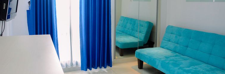 ล็อบบี้ Studio Minimalist and Posh Dave Apartment By Travelio