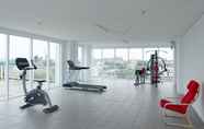 Fitness Center 3 Studio Minimalist Apartment at Poris 88 with City View By Travelio