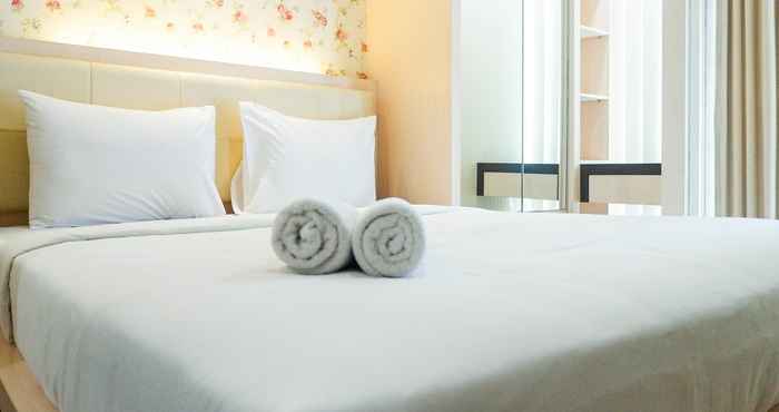 ห้องนอน Studio Room Strategic and Cozy Apartment at Tamansari Papilio By Travelio