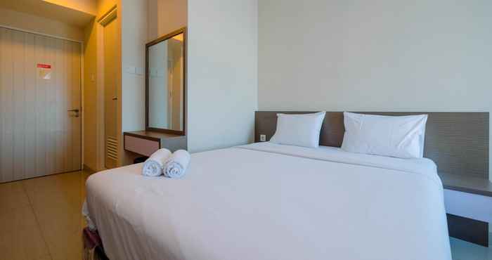 Bilik Tidur Modern Studio Apartment @ Grand Kamala Lagoon By Travelio