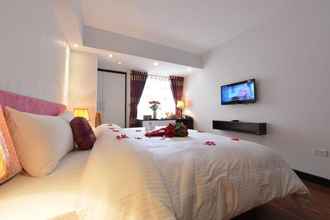 Kamar Tidur 4 Ha Noi Golden Sun Suites Hotel