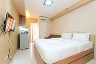 Bedroom Clean and Comfortable Studio Green Palace Kalibata Apartment By Travelio